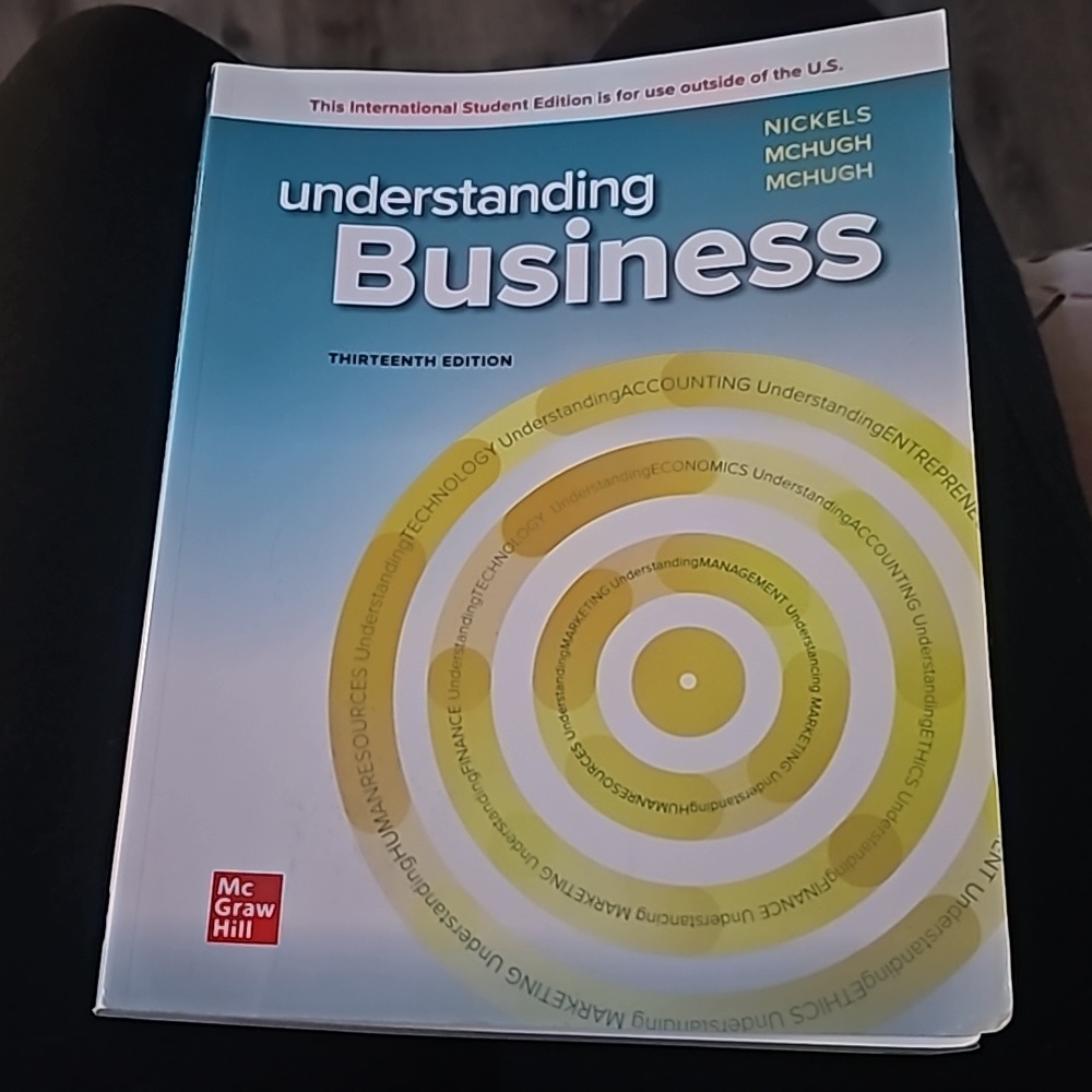 Understanding Business Nickels McHugh Thirteenth Edition